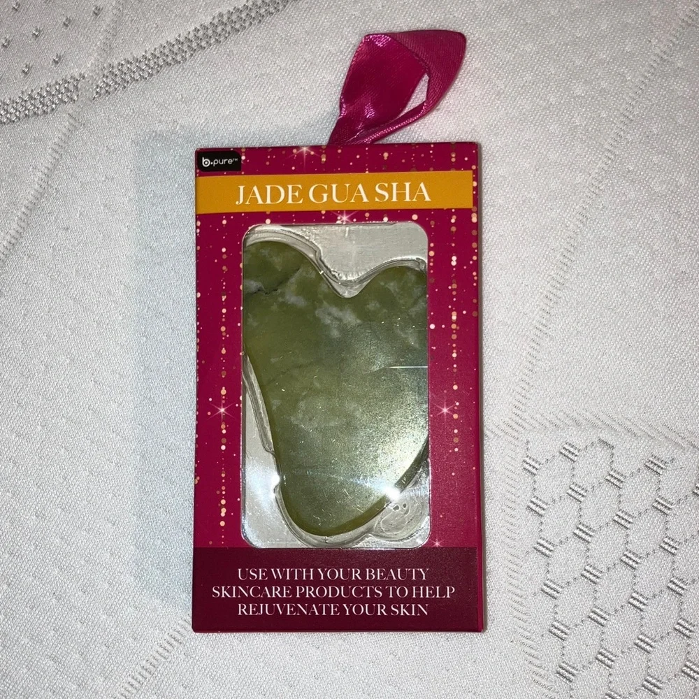 NIB B-Pure Mini Jade Roller and Gua Sha Set - Picture 4 of 5